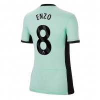 Dámy Fotbalový dres Chelsea Enzo Fernandez #8 2023-24 Třetí Krátký Rukáv